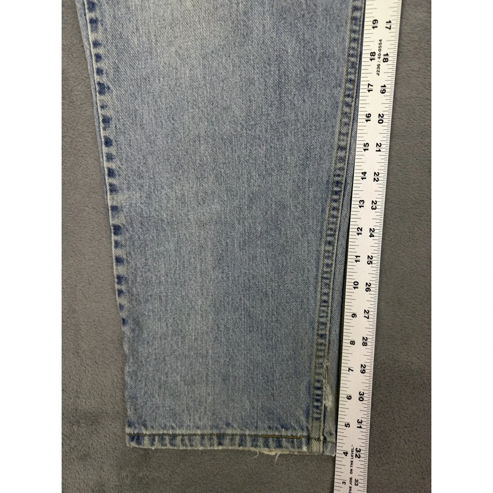 Vintage Levis 550 Jeans Mens 34x32* Blue Tapered Relaxed Made In USA 1997 Flaw**